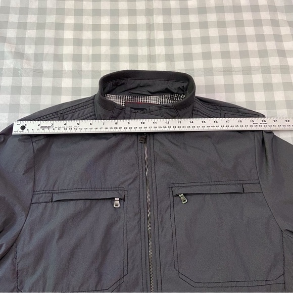PAOLETTI Firenze men windbreaker jacket coat grey stylish luxury wind breaker XL - Picture 11 of 16